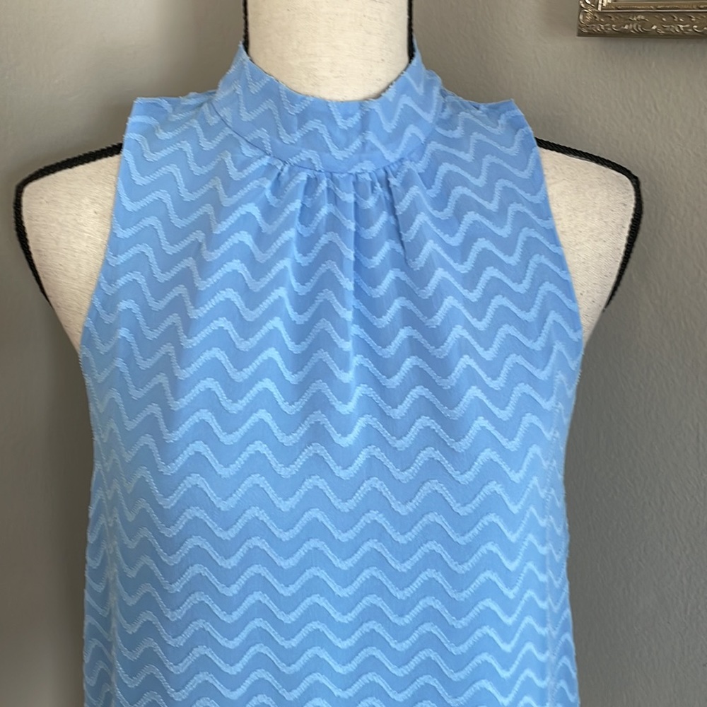 MAEVE light blue top ANTHROPOLOGIE - Picture 2 of 8